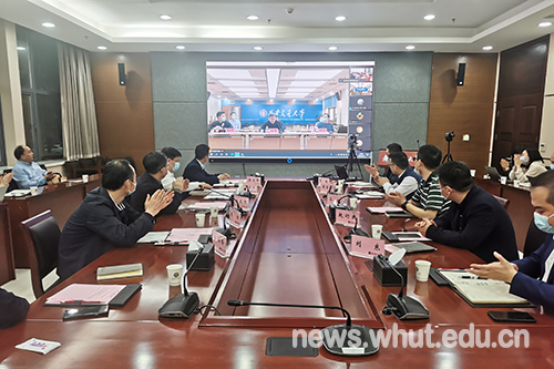 校党委副书记王乾坤、副校长王发洲带队“云上调研”兄弟高校信息化建设工作