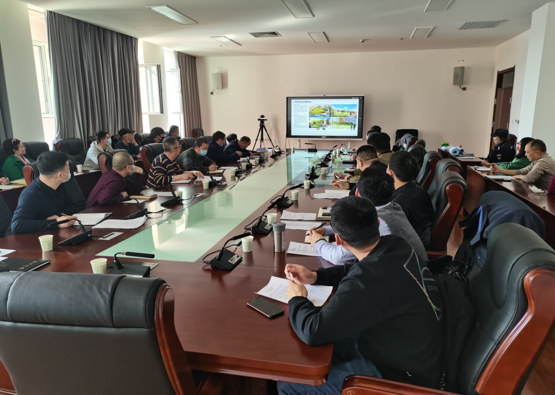 我校召开博达校区绿化工程进场会