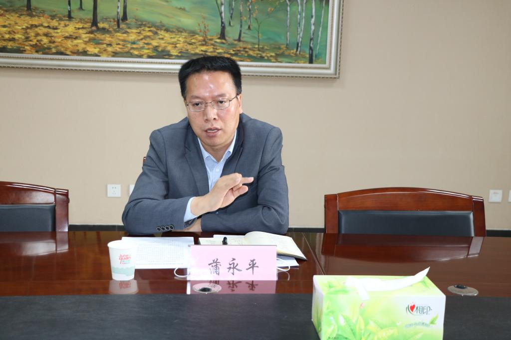 副校长蒲永平调研指导数学学院学科建设工作