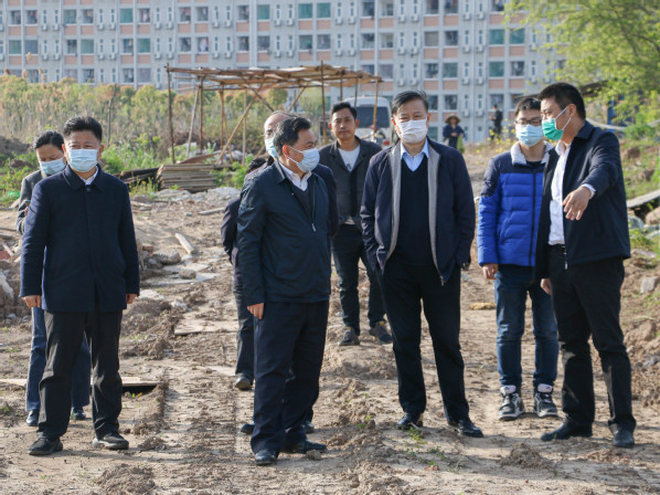 省水利厅领导来校调研三峡后续工作项目实施情况