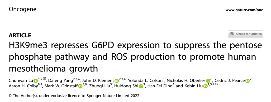 天津大学生命科学学院吕春婉团队Nature子刊发文：破解磷酸戊糖途径调控间质瘤死亡的机制