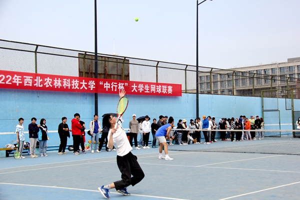 我校举办 “中行杯”大学生网球联赛