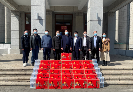 关怀送真情 慰问暖人心 一爱城市建设服务有限公司来校慰问