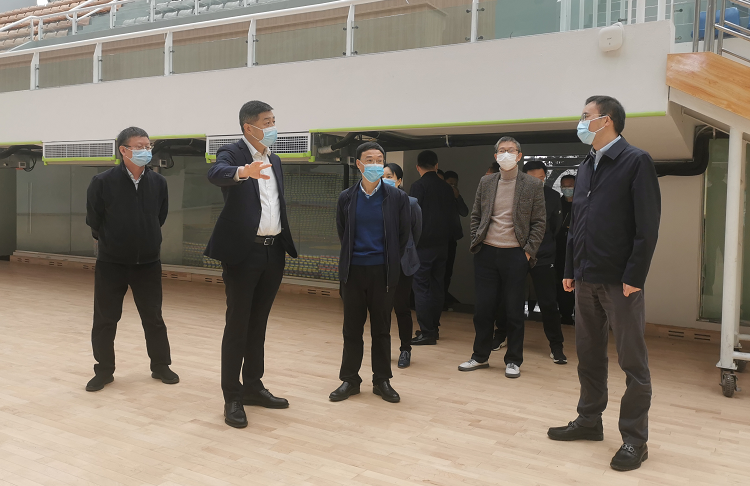 新都区委书记王忠诚来校调研世界大运会排球场馆中心筹备工作