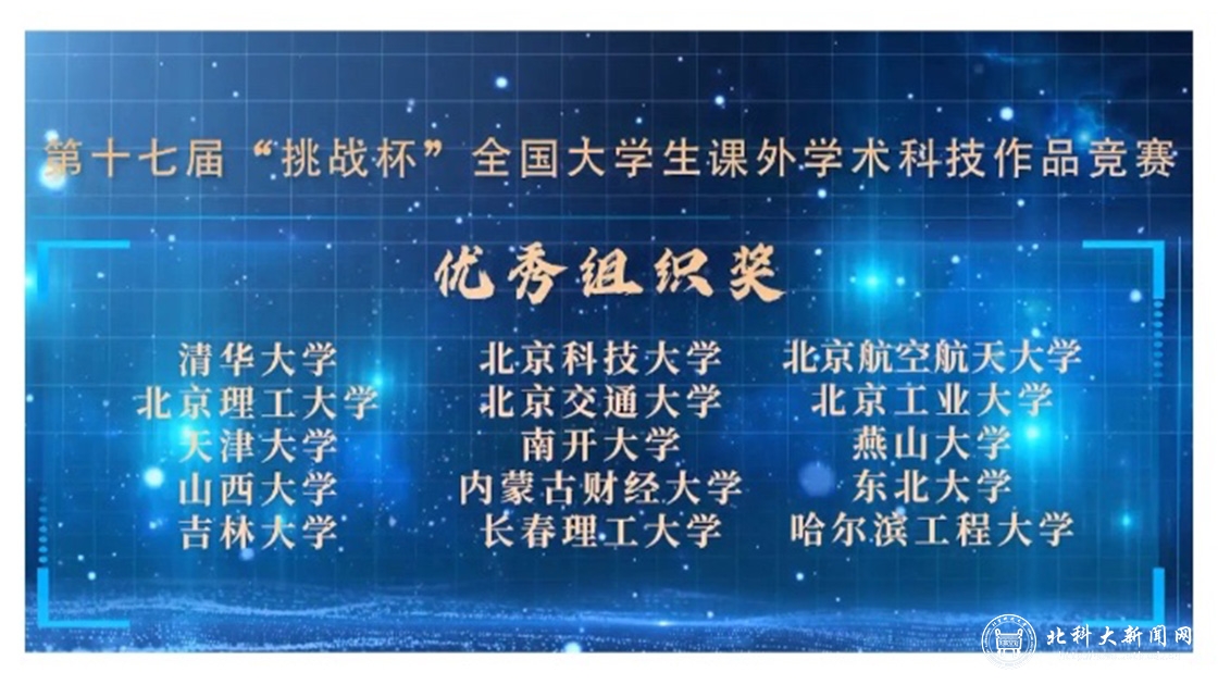 我校捧得“挑战杯”全国科技竞赛“优胜杯”