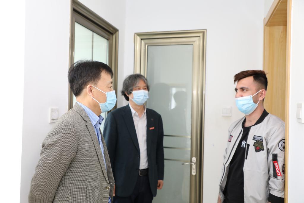 陕西省教育厅对外合作与交流处来校指导工作