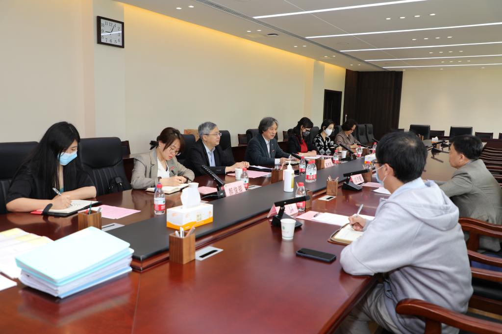 陕西省教育厅对外合作与交流处来校指导工作