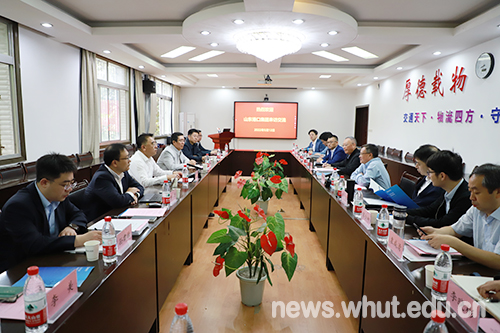 山东省港口集团来校洽谈校企合作