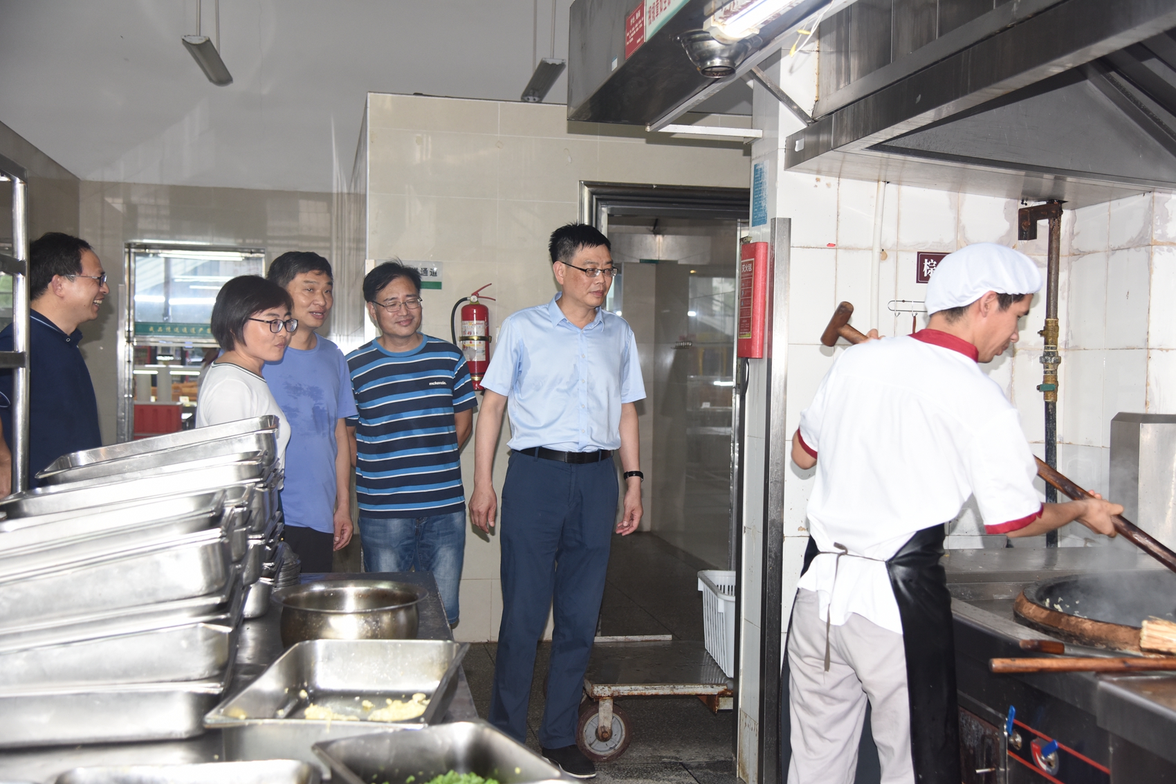 郭刚奇调研校内在建工程