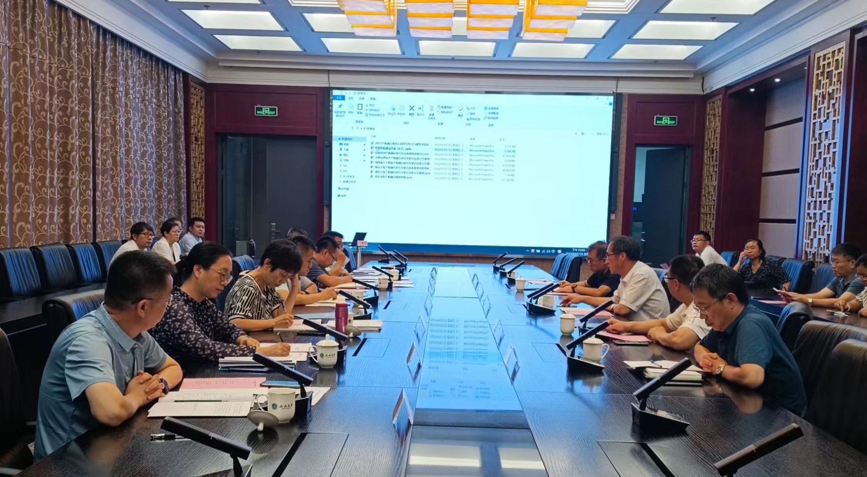 我校举行2022年山西省产教融合研究生联合培养示范基地项目答辩评审会