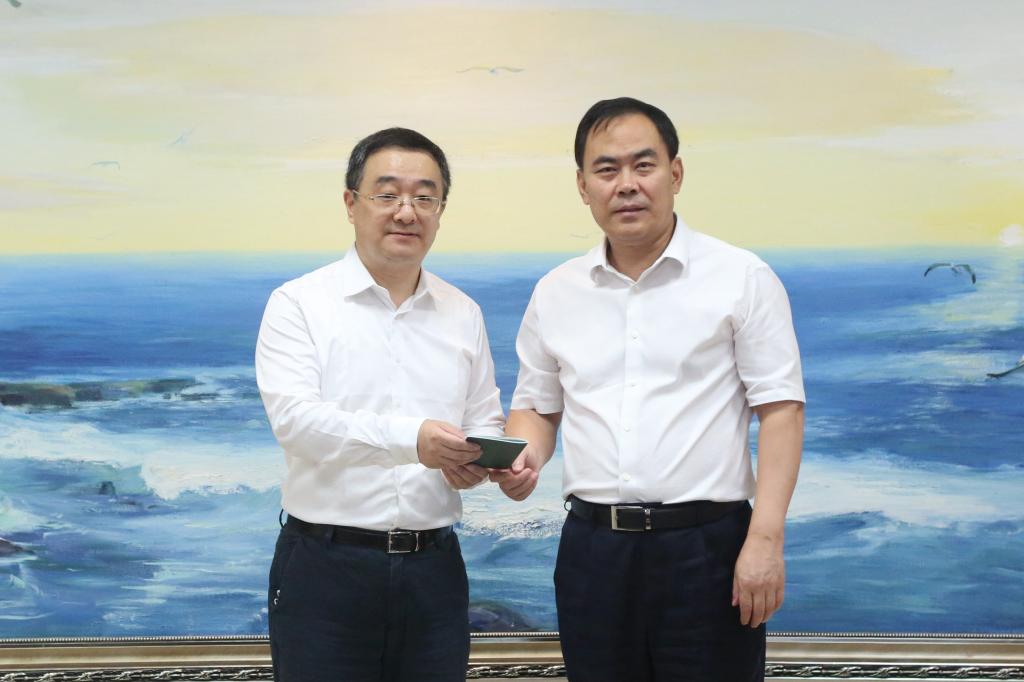 石家庄市委组织部领导来我校调研交流