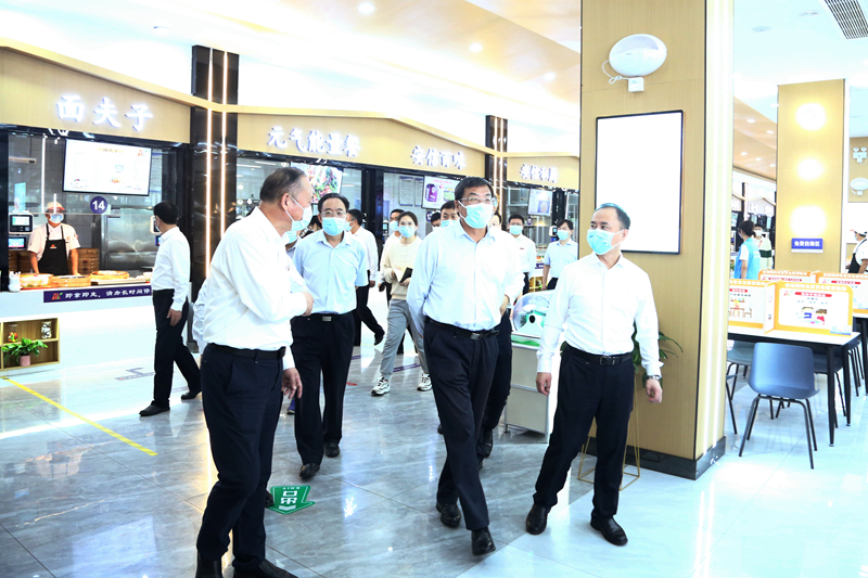 副省长马欣来我校检查指导
