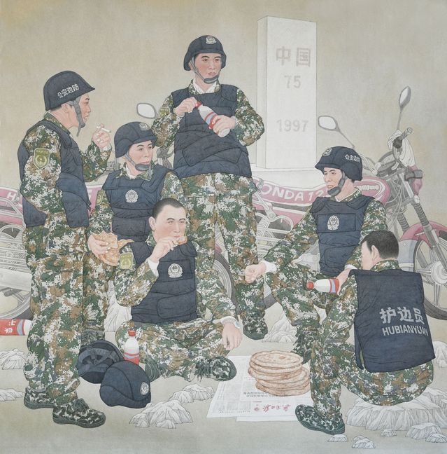 我校教师李军美术作品入选第十三届中国艺术节全国优秀美术作品展
