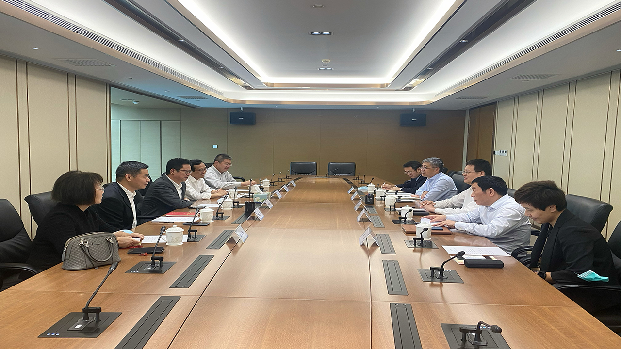 访企拓岗|李岩松校长带队走访海通证券股份有限公司