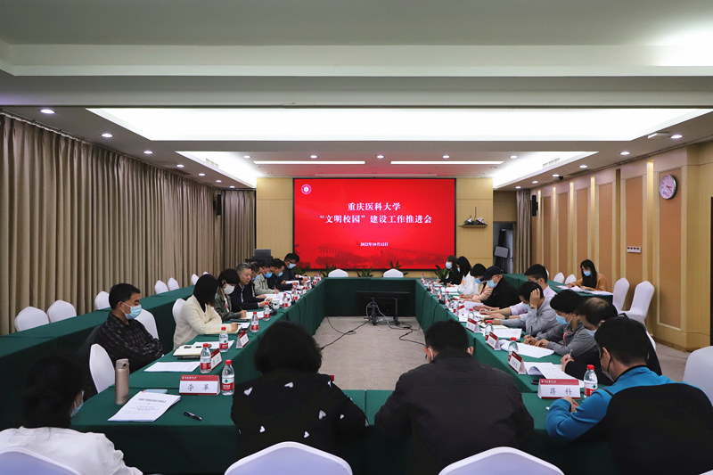 学校召开“文明校园”建设工作推进会