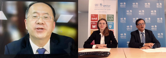 北外与联合国训练研究所“BFSU-UNITAR”国际发展合作项目系列讲座开讲