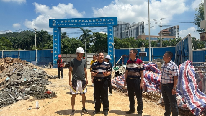 许玩宏带队开展学校在建工程项目安全生产检查