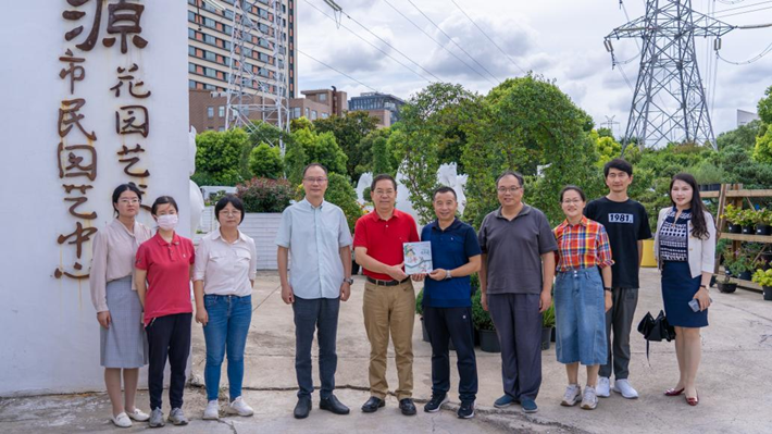 学校赴上海市花木有限公司调研交流