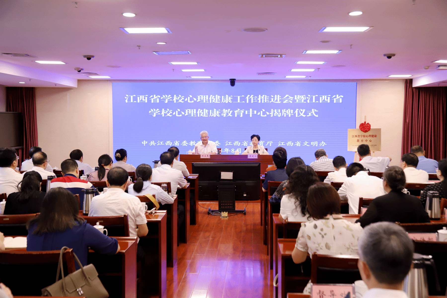 我校组织参加全省学校心理健康工作推进视频会