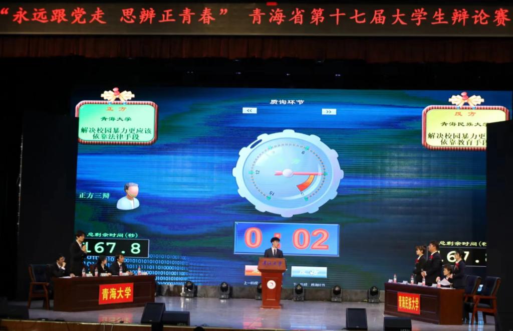 我校代表队荣获青海省第十七届大学生辩论赛冠军