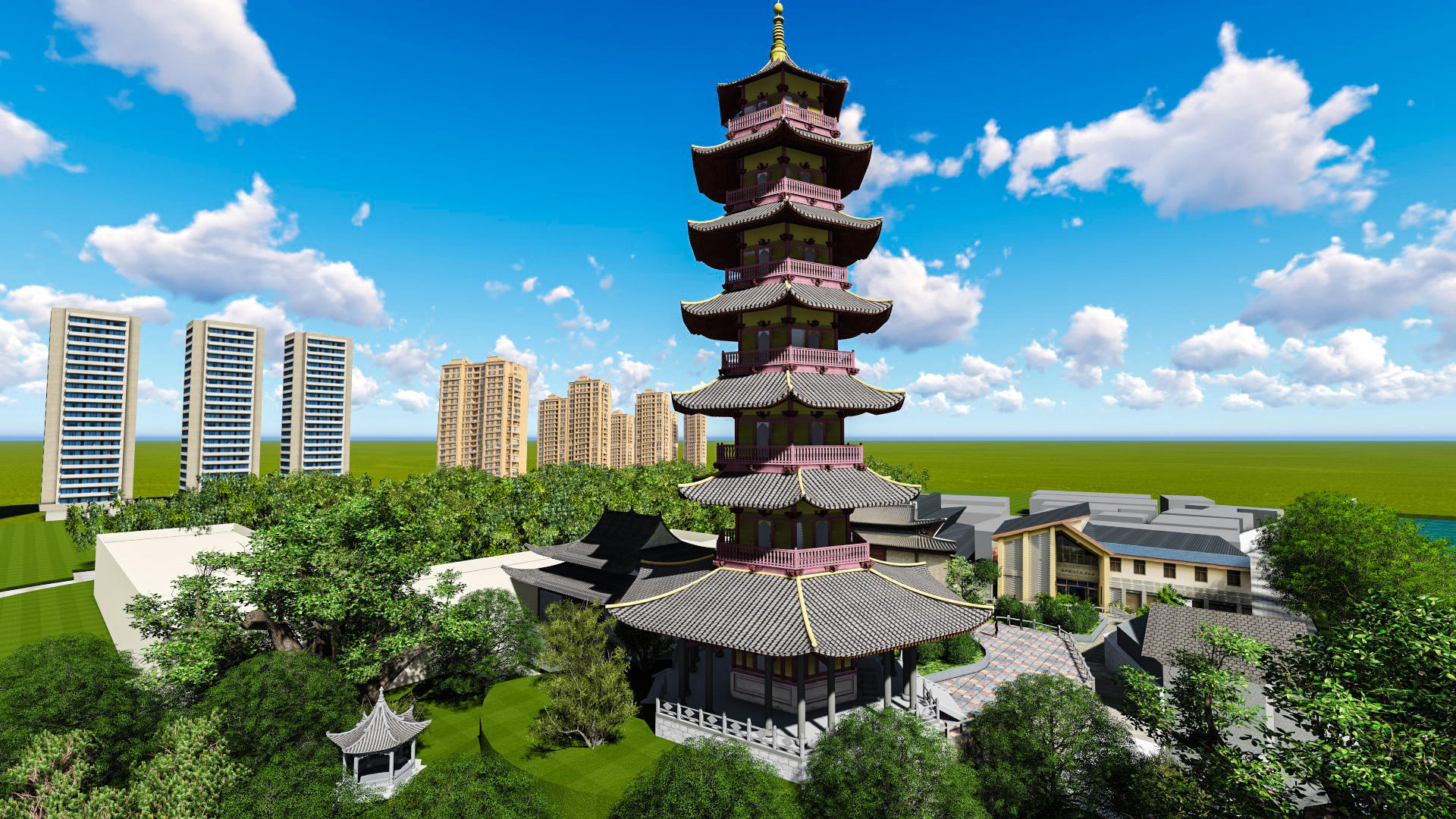 南白象塔的数字化数字化保护和展示塘河文化"大美温州·塘河风华"主题