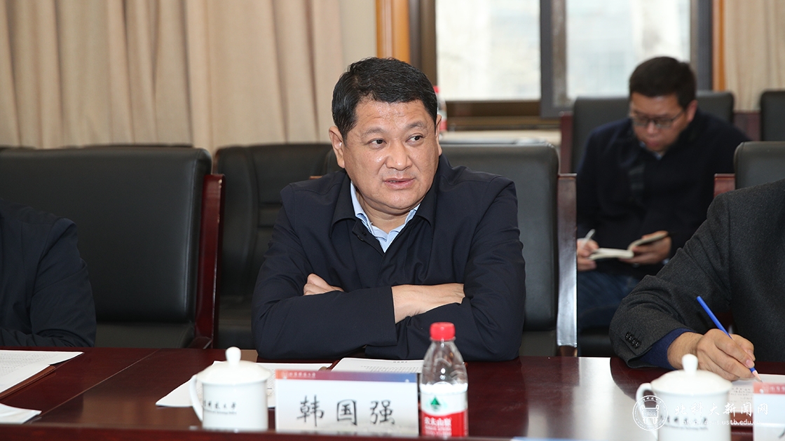 河北省迁安市委书记韩国强一行来校洽谈对接产学研合作